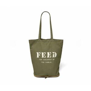 FEED | Packable Zip Versatile Everyday‎ Packable Tote Folding Canvas Burlap | 25